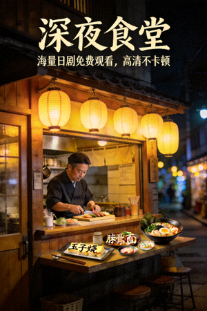 日剧《深夜食堂》海报 - 海量日剧免费观看，高清不卡顿